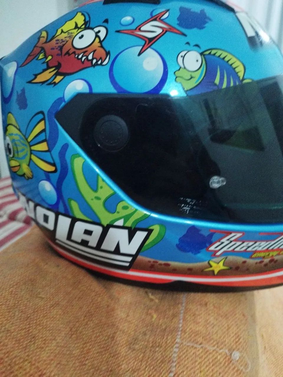 Capacete Nolan Italiano modelo Aquarium - Foto 3