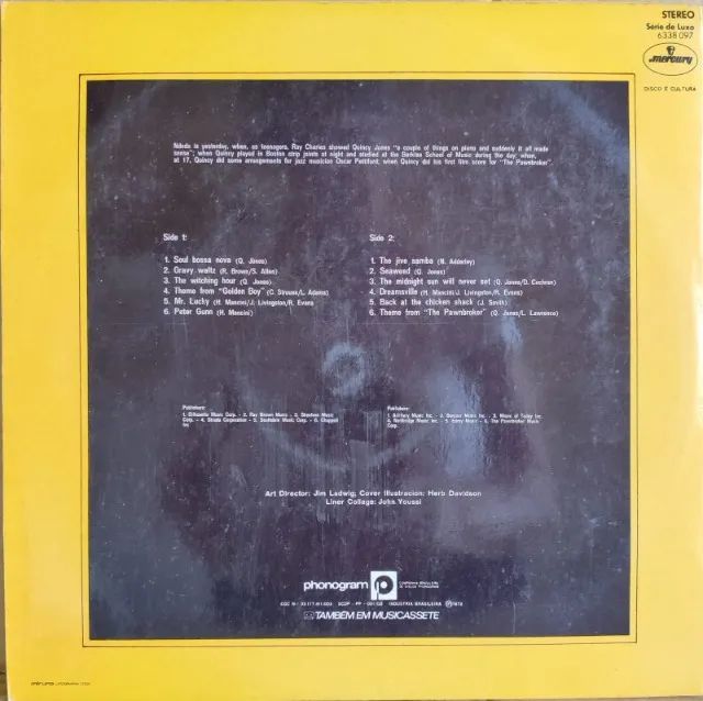 02 LPs de Quincy Jones - Smackwater Jack e Ndeda - Foto 2