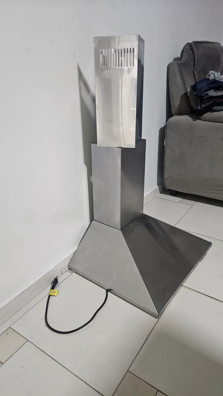 Coifa inox 60 cm com lâmpada  - Foto 3