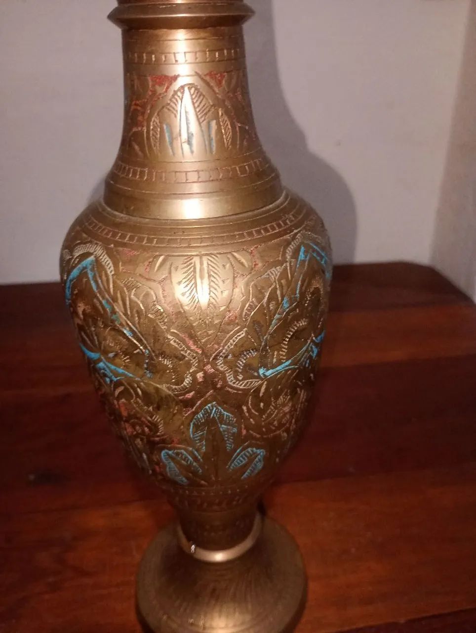 Vaso ? Indiano bronze  - Foto 3