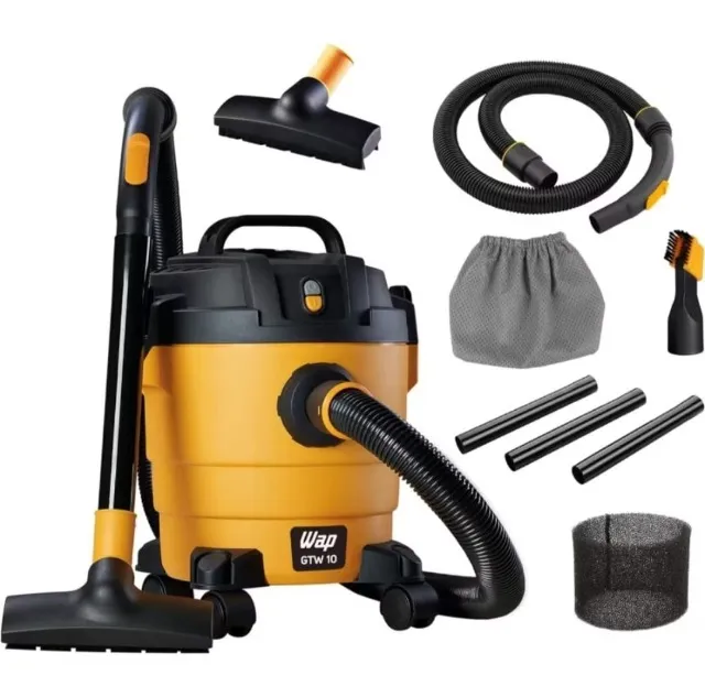 Aspirador De Pó e Água Wap Gtw 10 Compacto 1400w 10 Litros + NFe