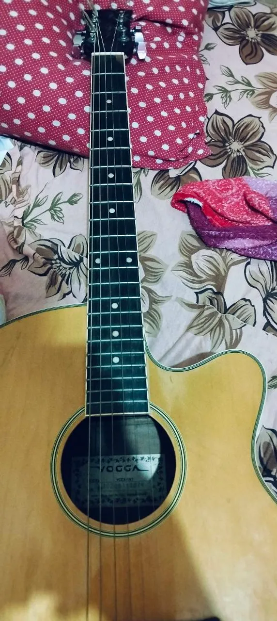 Violão elétrico cordas novas