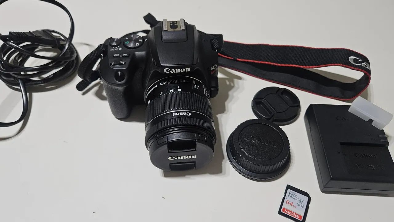 Camera Canon Sl3 Completa + Acessórios  - Foto 4
