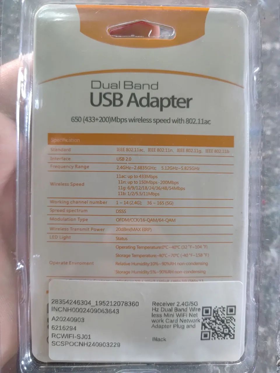 Wi-Fi Dual Band AC650M ROCOREN USB  - Foto 2