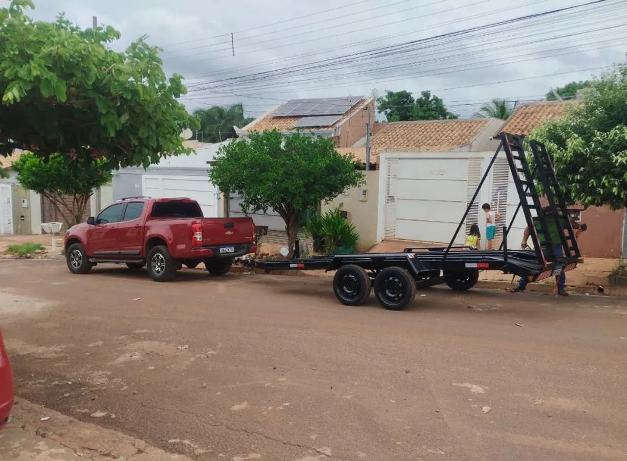 Carretinha prancha reforçada Nova - Foto 4