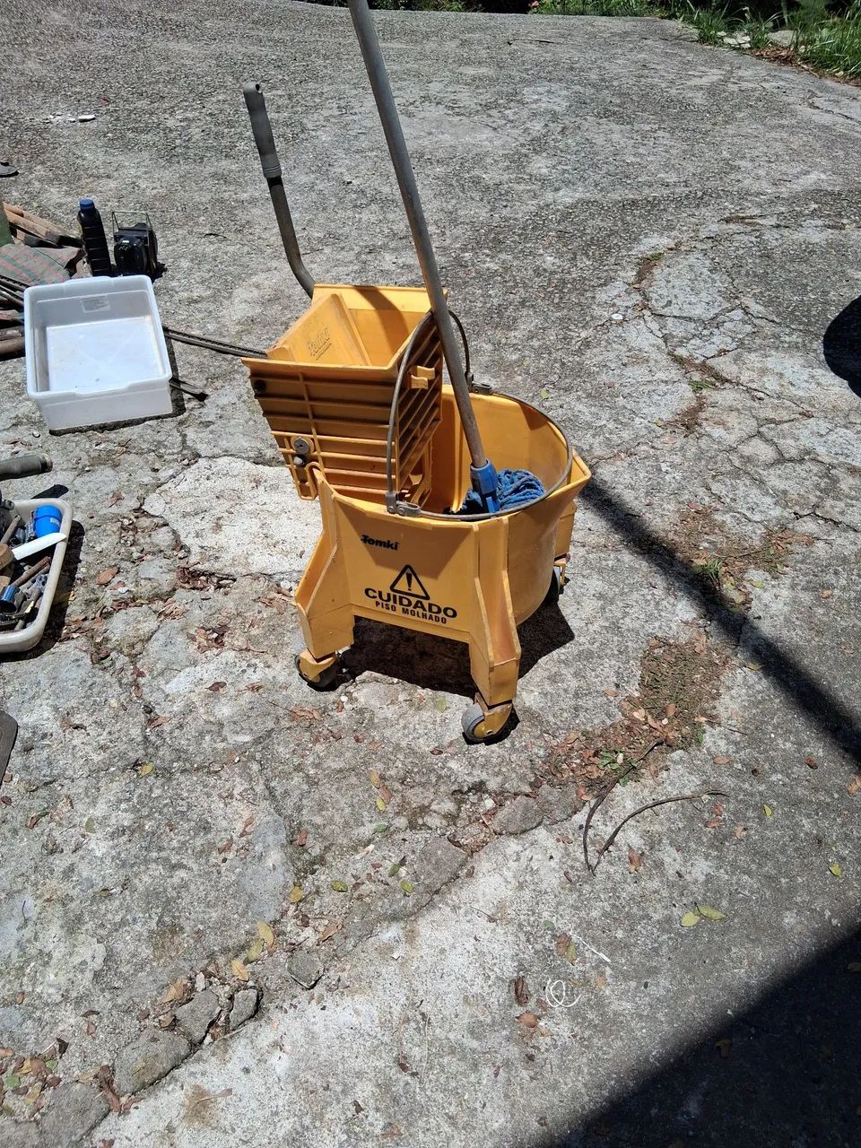 Carrinho Mop pra limpeza de piso novo - Foto 6
