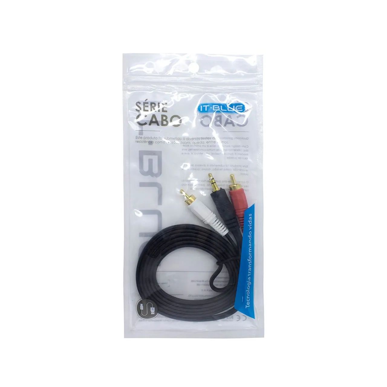 Cabo P2 x RCA (Áudio) ITBlue - 3 Metros