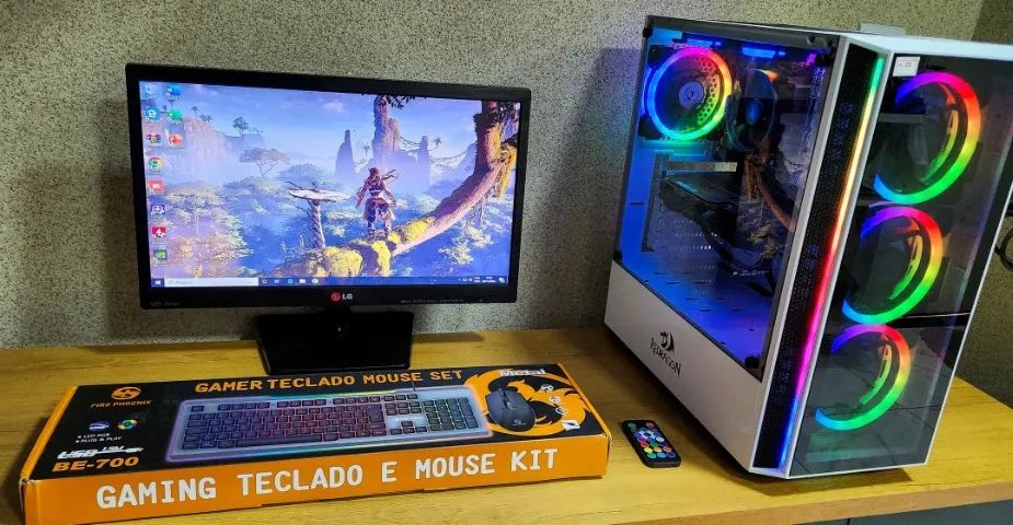 PC GAMER I7 7700K, RTX 2060, COMPLETO E BARATO!!
