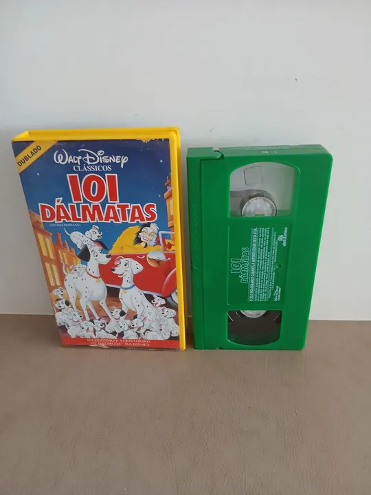 101 Dálmatas - VHS Dublado - Clássicos Disney
