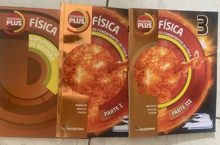 Livros física 3 parte 1,e 3 , suplementos de revisão