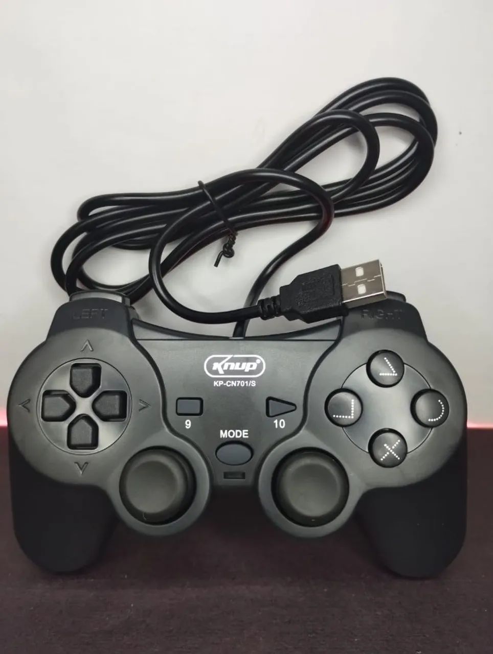 CONTROLE PS3 COM FIO USB  - Foto 2