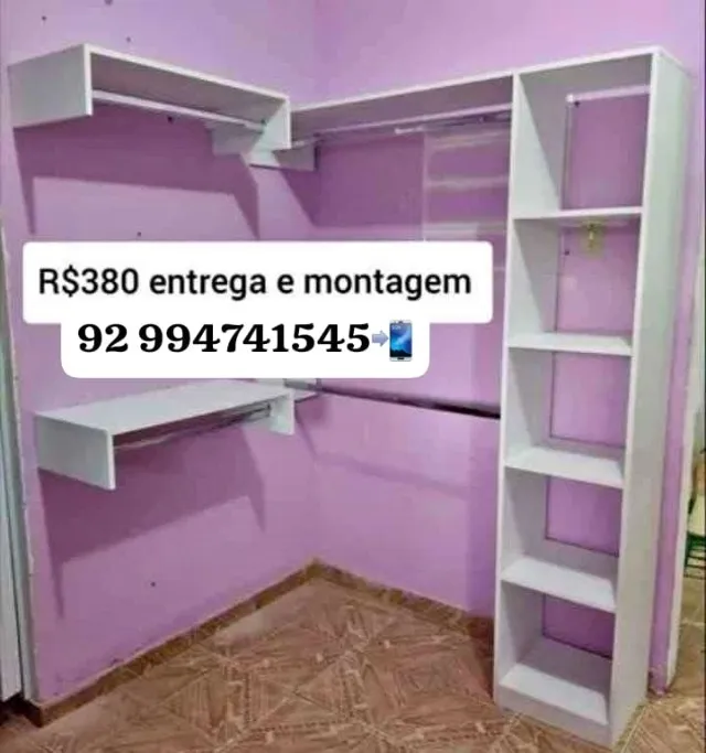 Closet novo em mdf entrega para toda Manaus