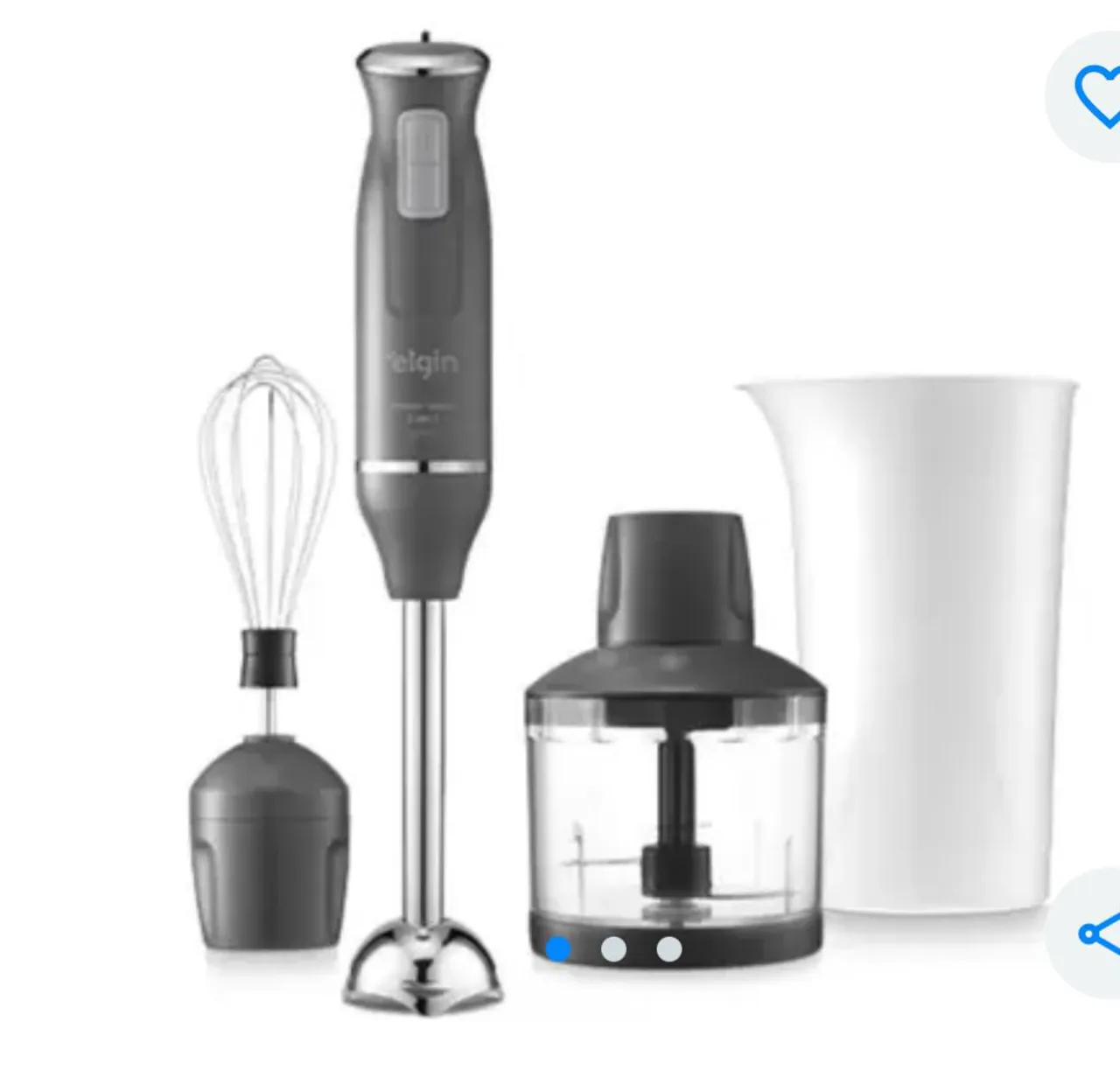 Mixer 3 em 1 Elgin - Potência e Versatilidade na Cozinha!