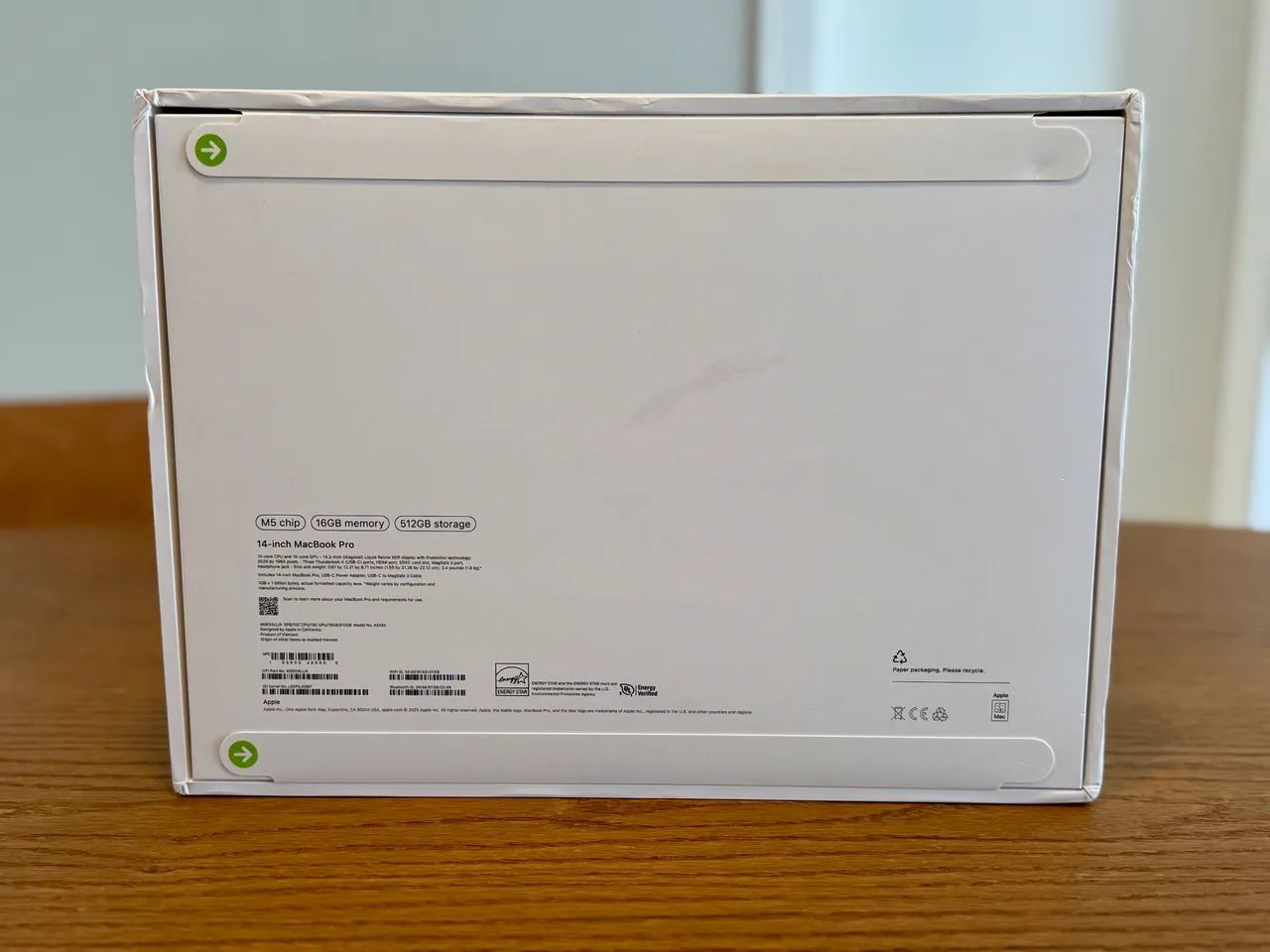 MacBook Pro 14 Polegadas M5 16GB 512SSD Preto - Novo/Lacrado  - Foto 2