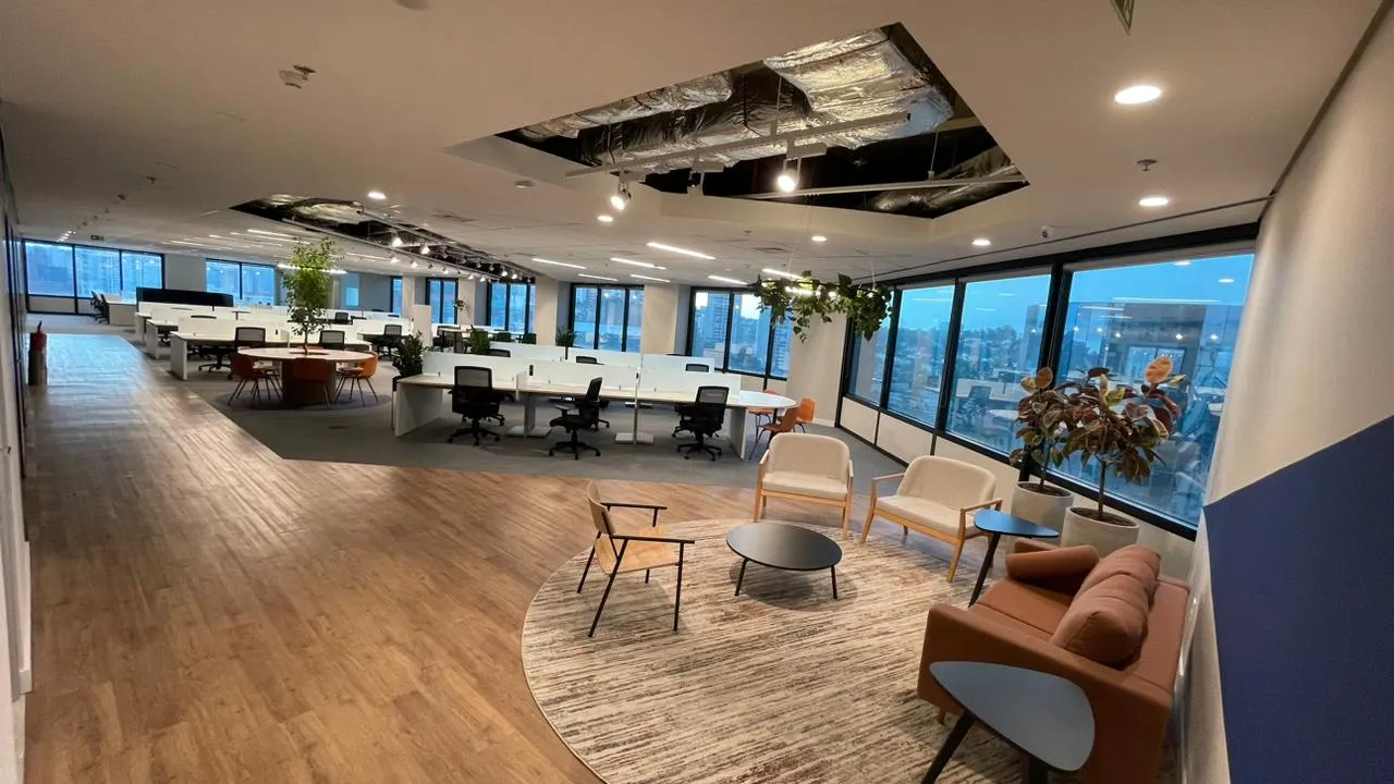 Sala/Conjunto para aluguel 1400 metros quadrados MOBILIADO Brooklin/ Cidade Monções - São