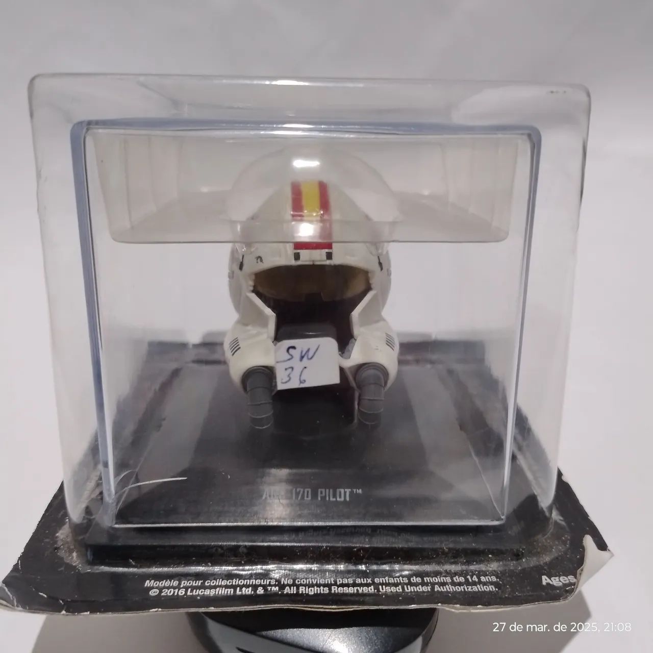 Coleção Star Wars capacete ARC 170 pilot