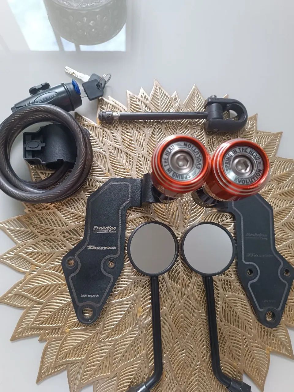Kit Espelhos + Jogo de slider Evolution Twister