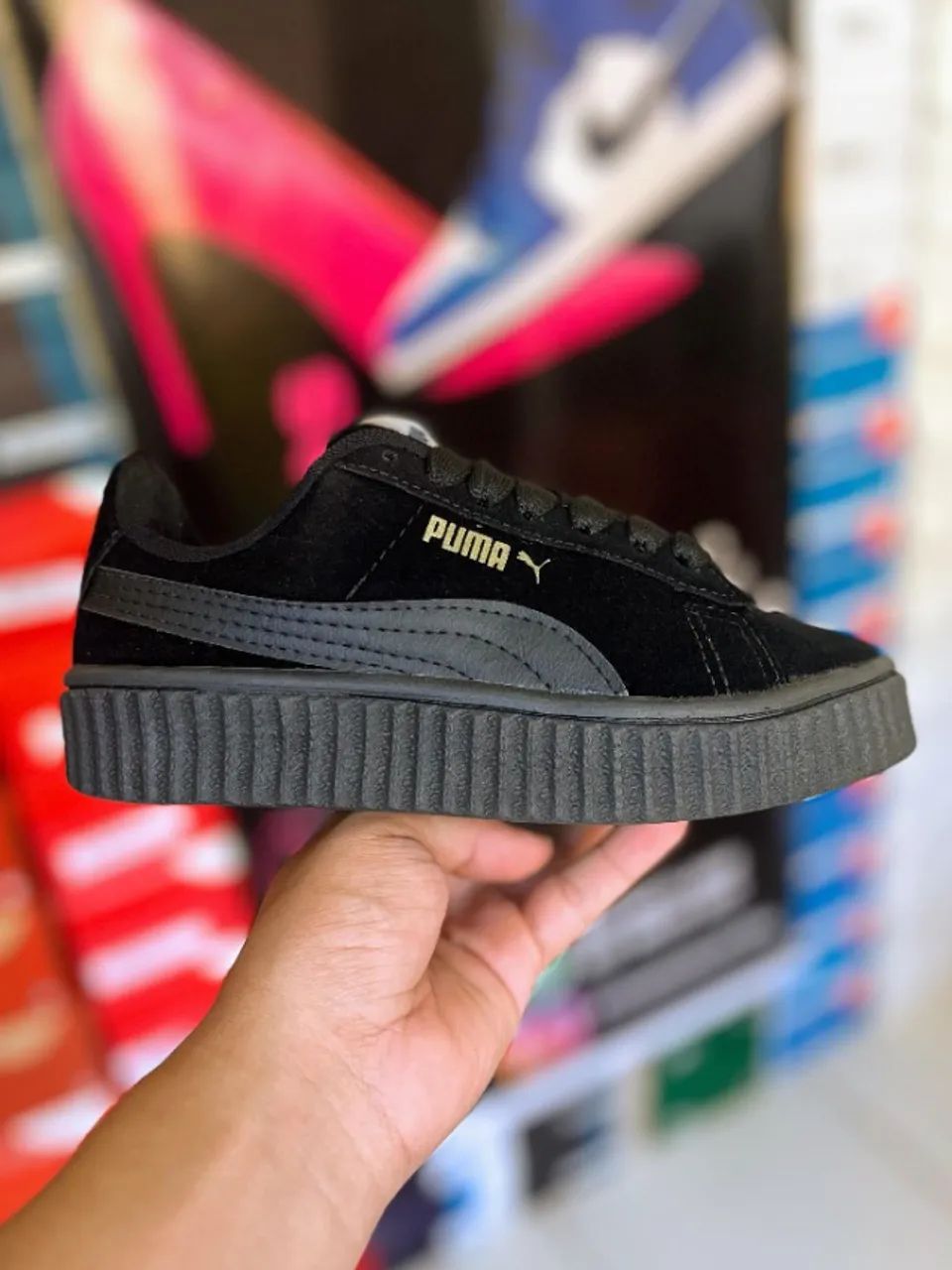 Tênis Puma Feminino Preto  - Foto 4