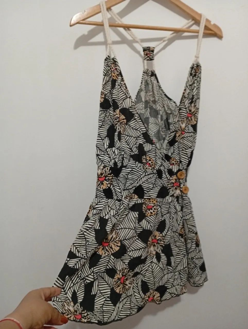 vestido estampado da Triton  