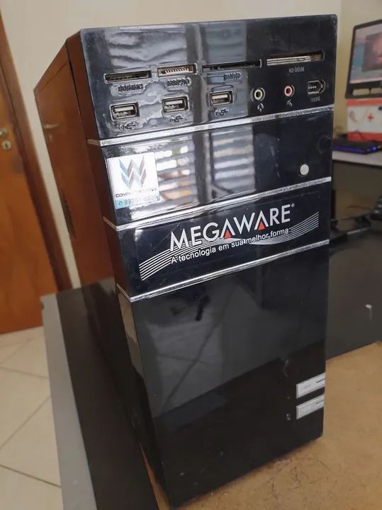 Desktop Megaware Usado Completo  - Foto 4
