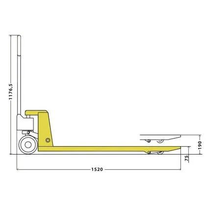 TransPaleteira Hidráulica-  Menegotti 2ton - Foto 3