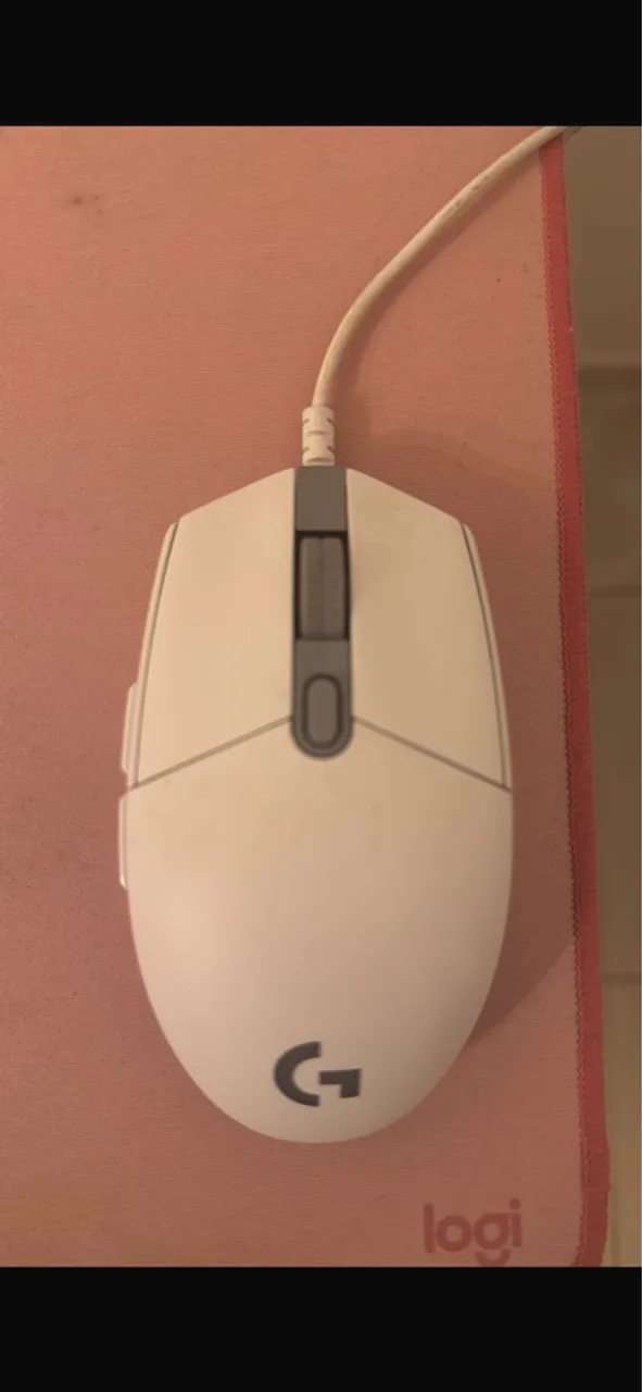 Mouse Gamer Logitech Branco