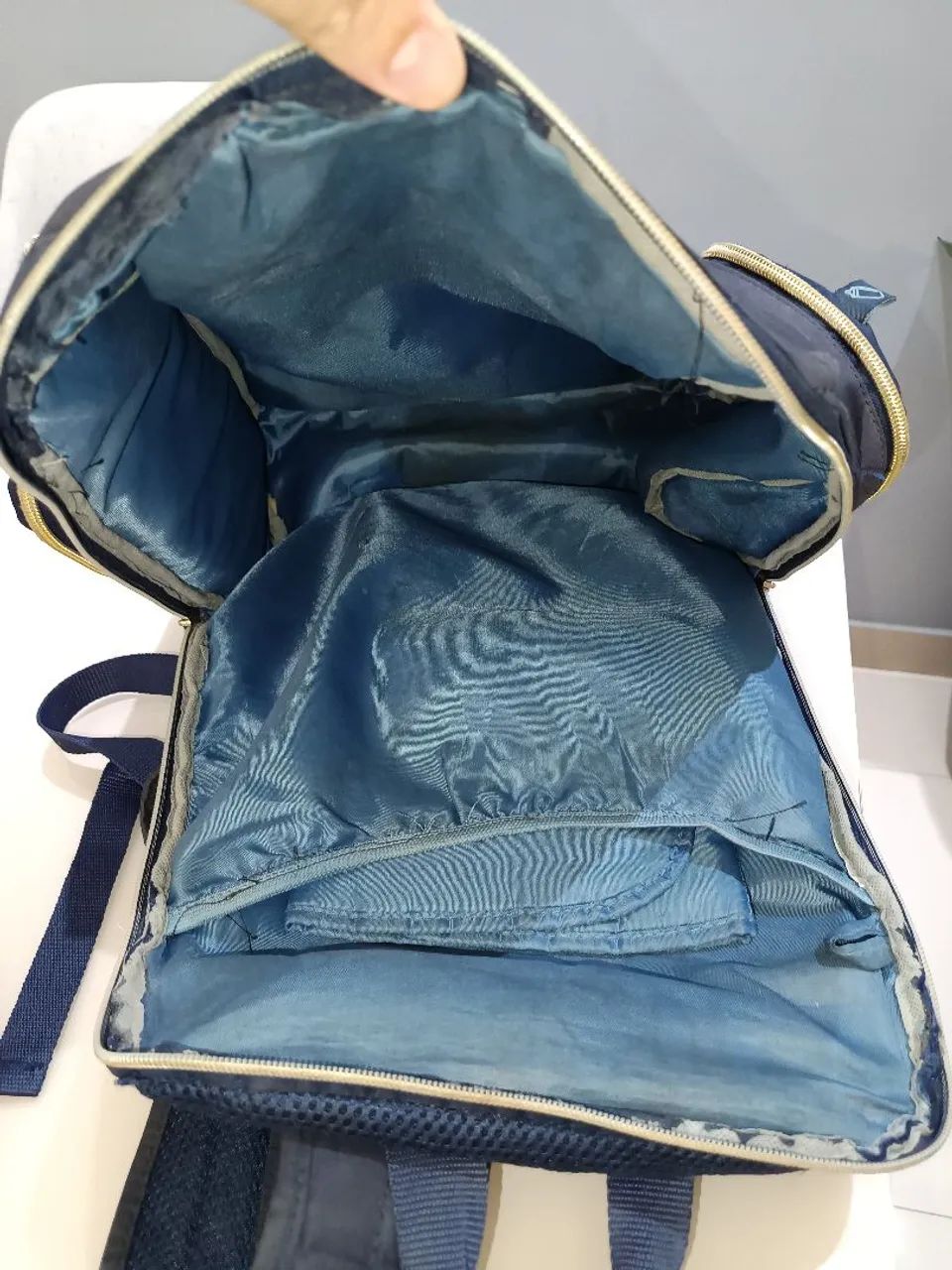 Mochila maternidade Fisher Price - Foto 4