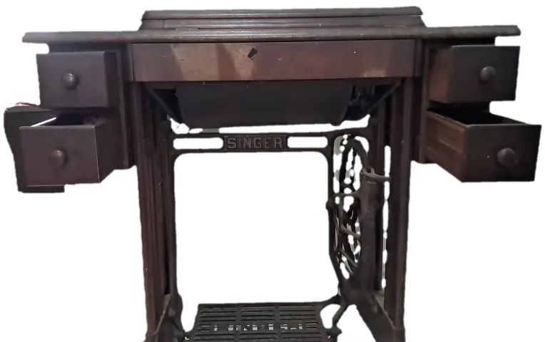 Maquina relíquia de. Costurar