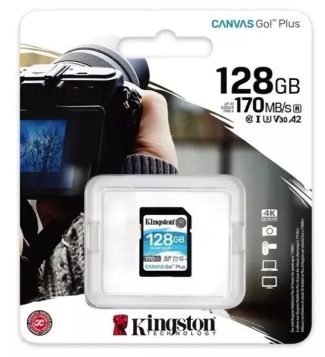 Cartão de Memória Kingston Canvas Go! Plus 128GB - SDXC - V30 - 170MB/s - Foto 3