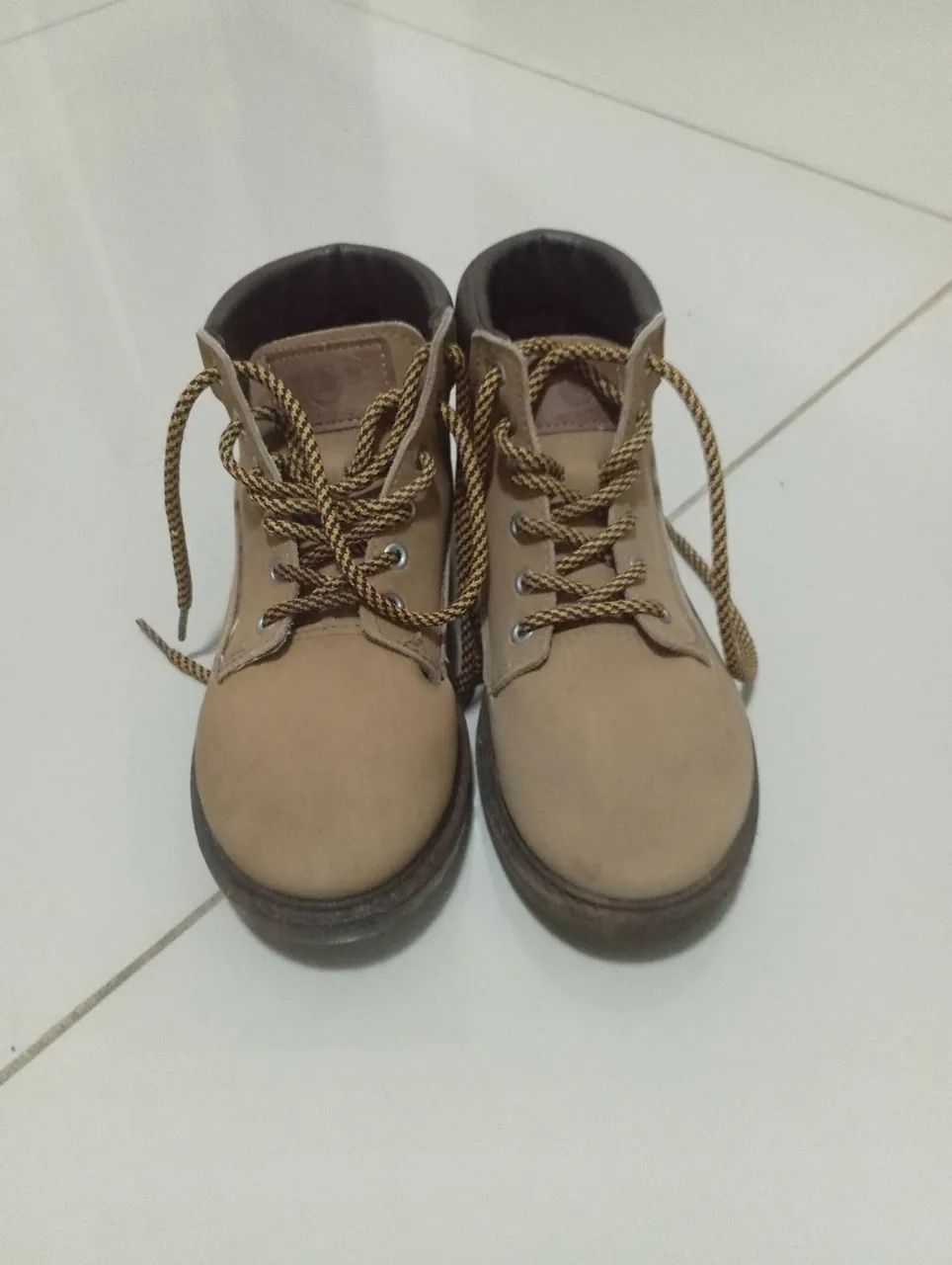 Botas infantis estilo coturno - Foto 3