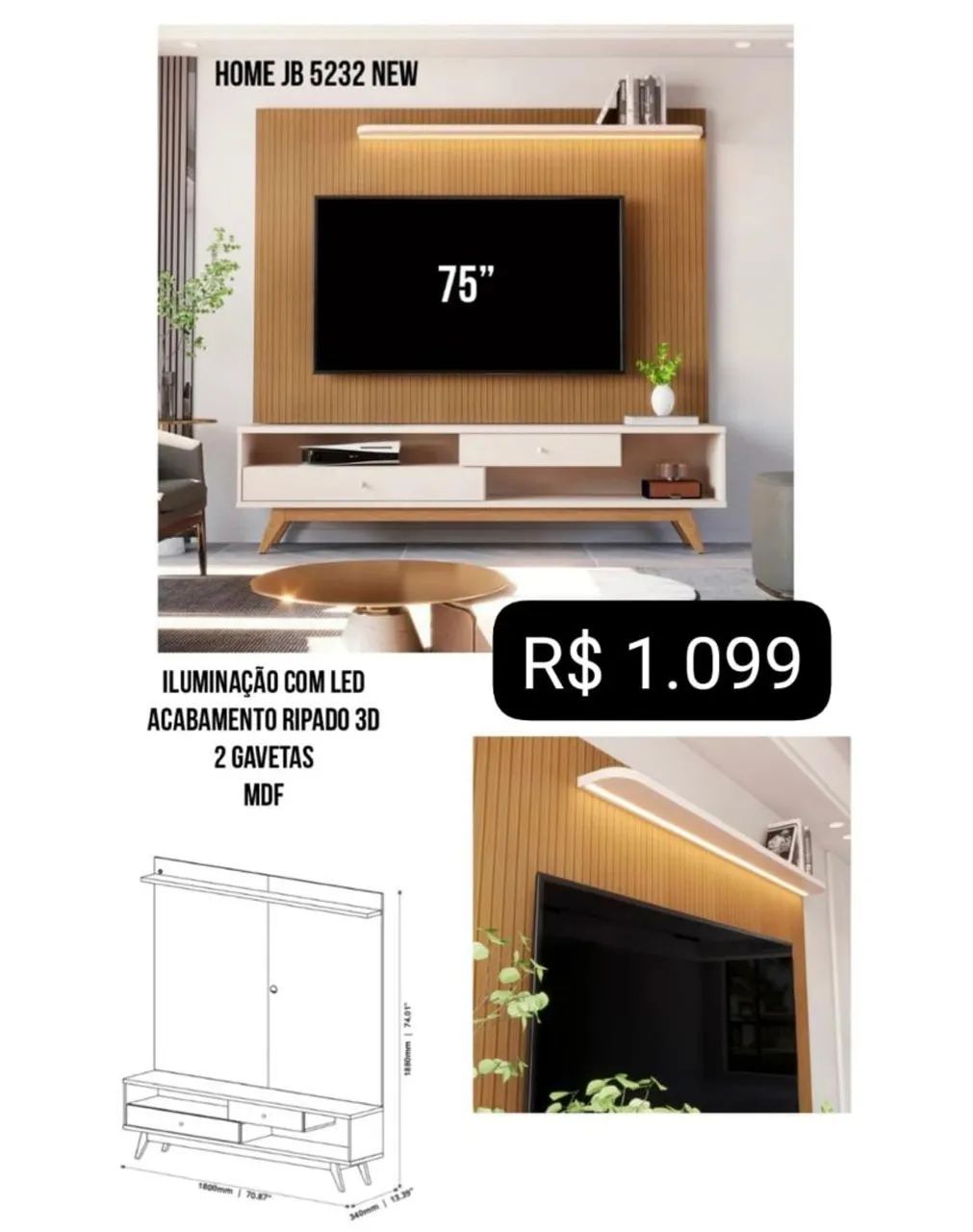 Painel ? RACK A partir  - Foto 3