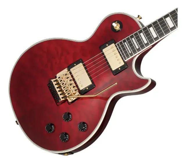 Guitarra Epiphone Les Paul Custom Alex Lifeson Axcess - Ruby