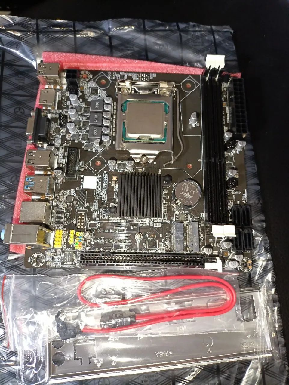 Kit Placa Mãe Nova 1155 + Core i3 3220 Oem + Cooler + SSD M2 NvMe 128GB Sistema Pronto. - Foto 5