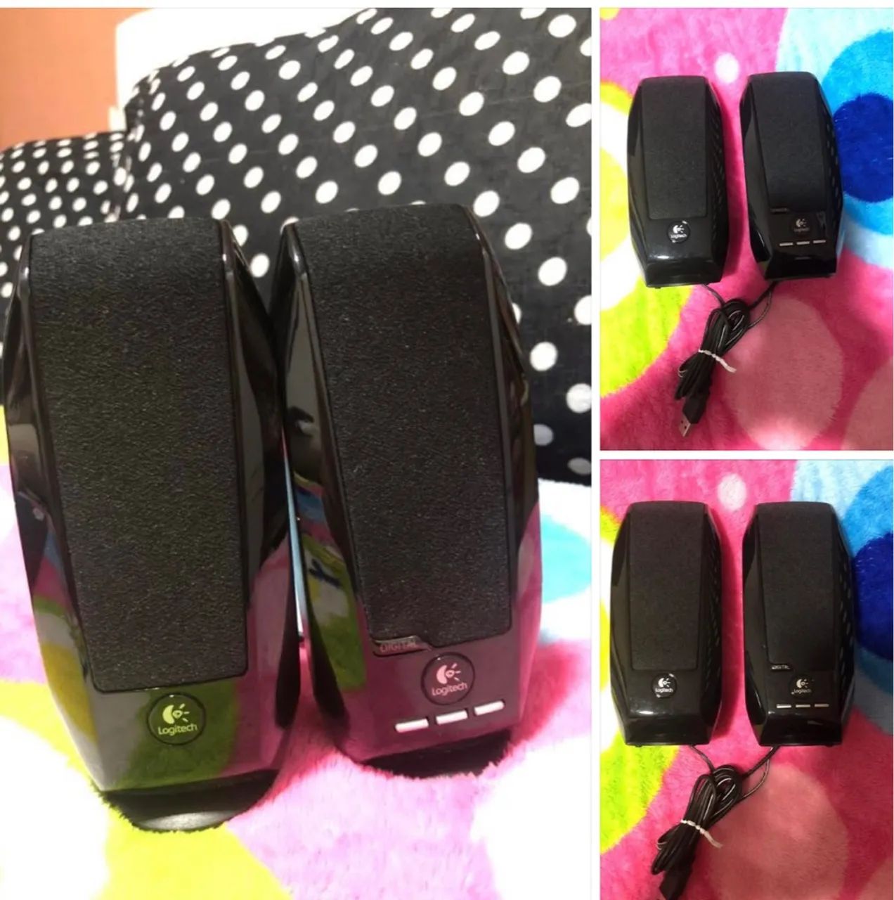 Caixa de Som Logitech - 2.0