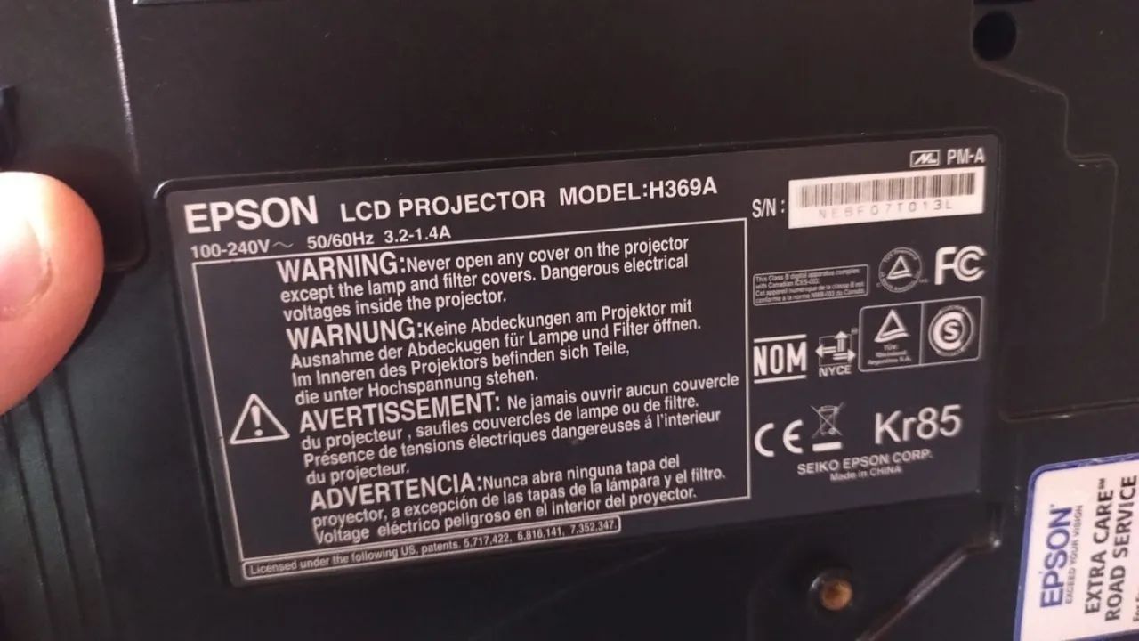 Projetor Epson Power Lite S10+ - Foto 3