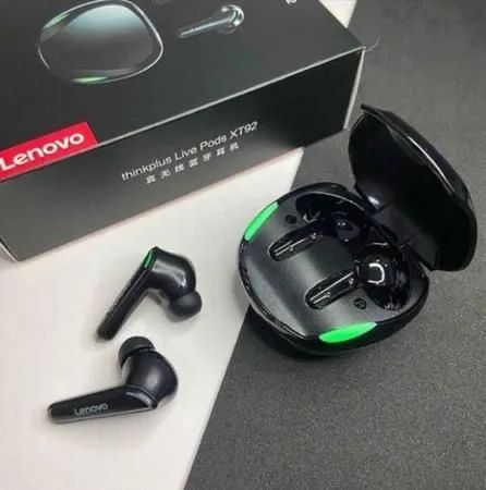 Lenovo Thinkplus XT92, Bluetooth 5.1, Gaming Headset PRETO E BRANCO 