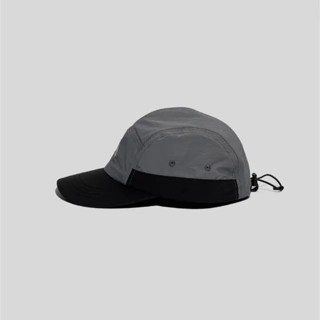 boné 5 panel nylon vermelho/azul com regulador elástico - Foto 4