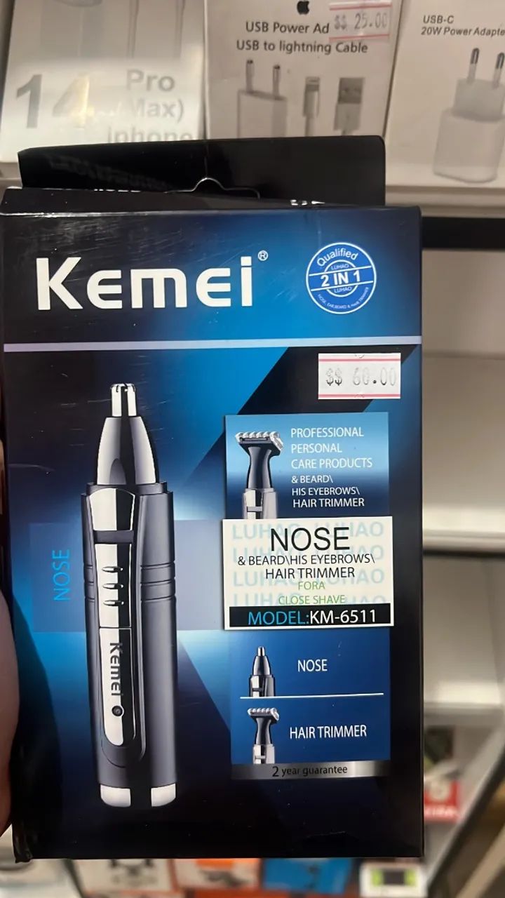 Aparador de Pêlos, Barbeador Kemei Km-6511