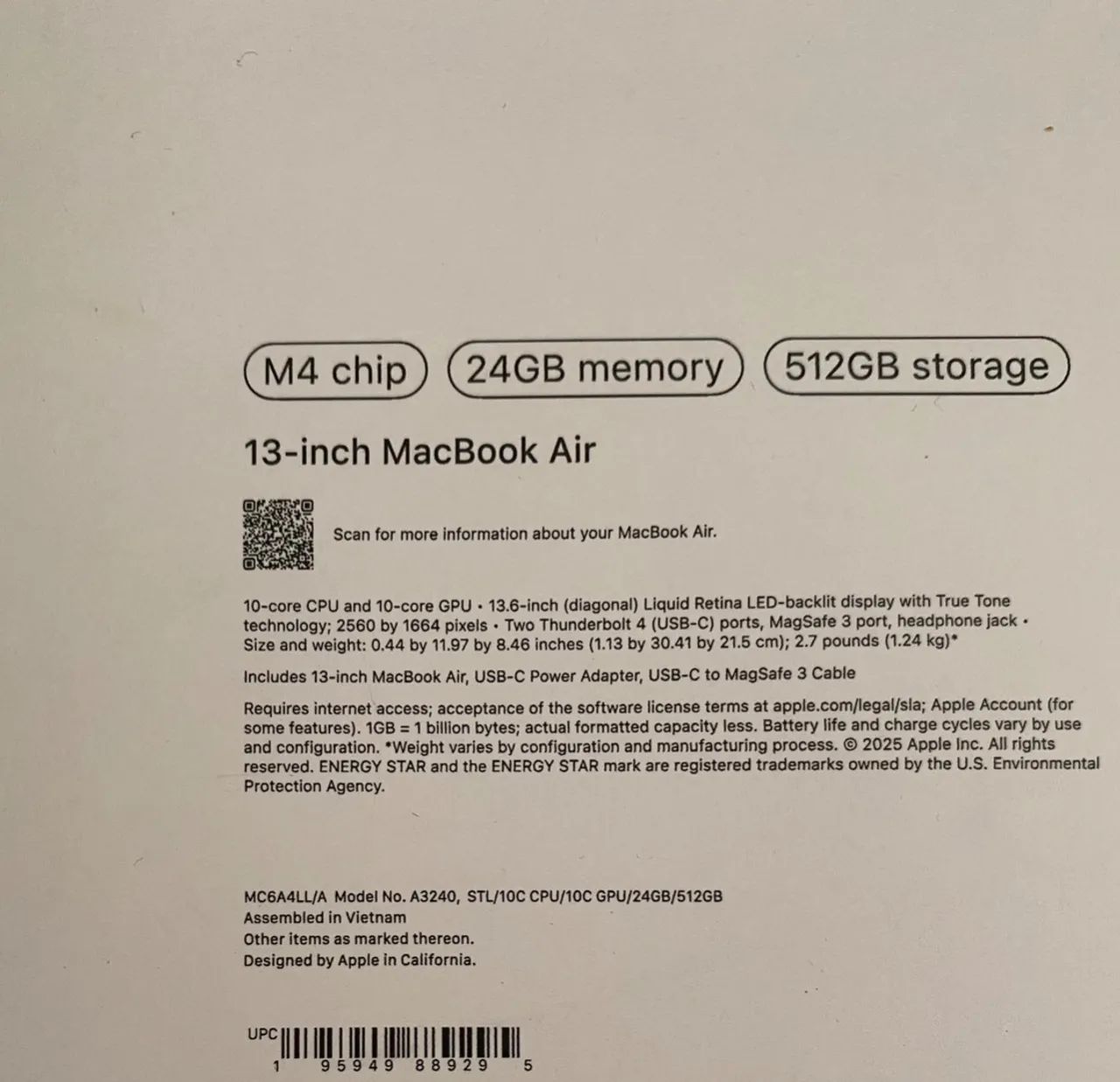 MacBook Air M4 2025 13.6 - Foto 2