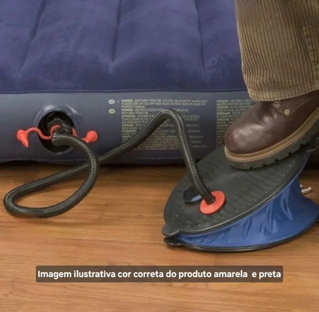 Bomba de Ar para infláveis Nova, bomba de pé, Quechua Original camping lazer  - Foto 4