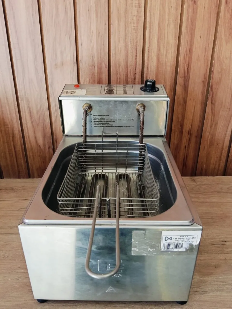 Fritadeira Elétrica de Mesa 1 Cuba 5L - Edanca FE05 (220V) cod 7653