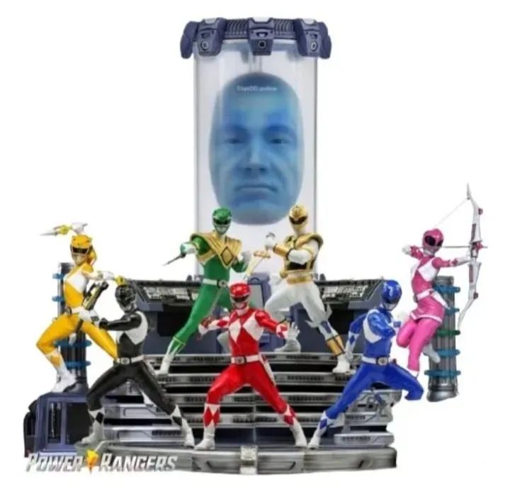 Set Power Rangers Coleção Exclusiva + Alfa deluxe