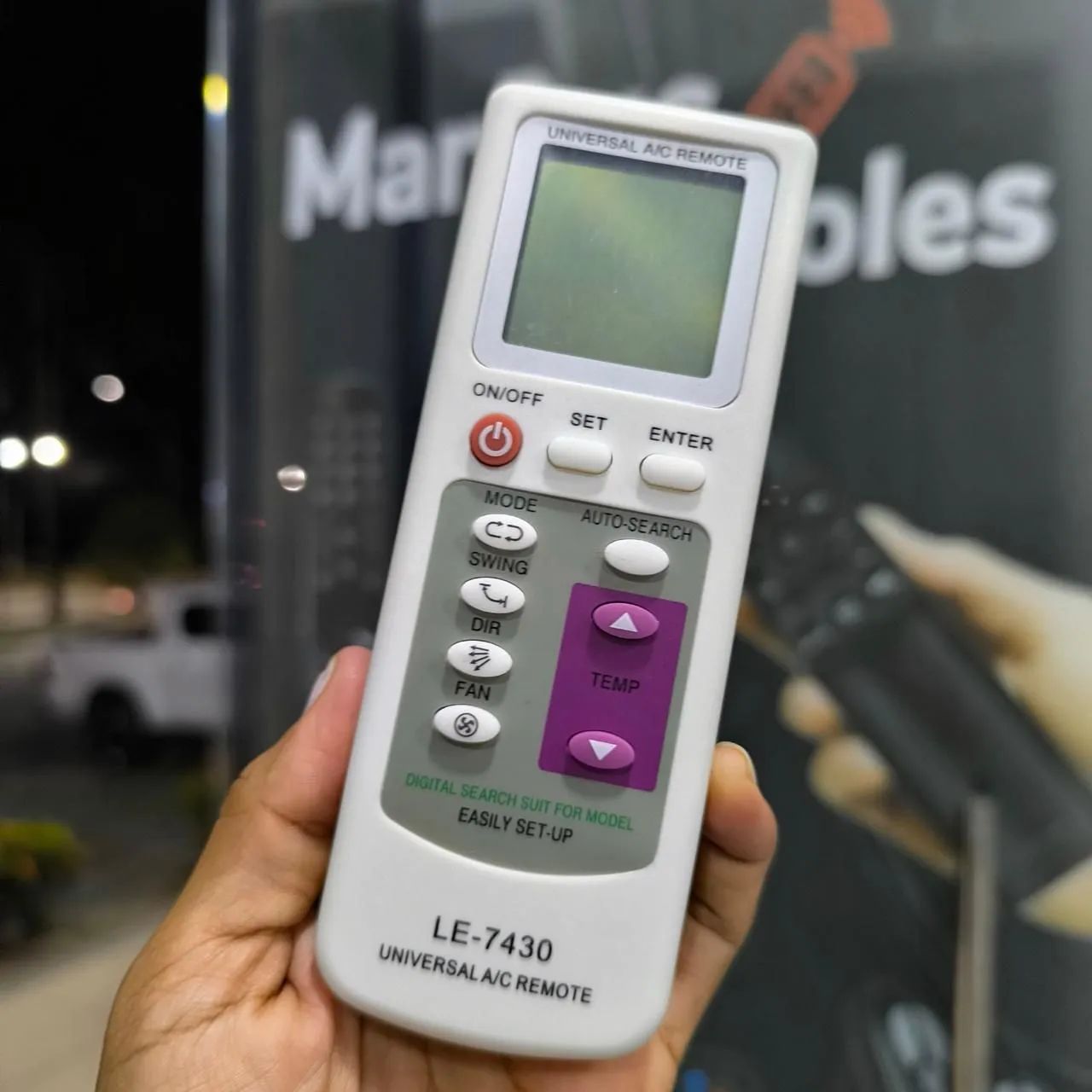 Controle universal para ar condicionado 
