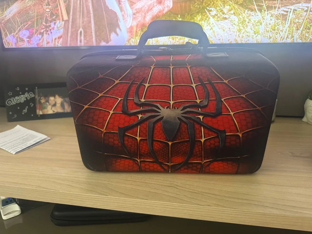 Mala, bolsa, case, para transporte de ps5 slim  - Foto 3