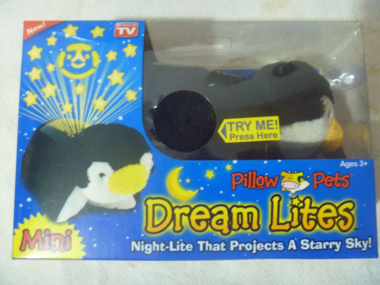 Pillow Pets Dream Lites Mini - Pinguim