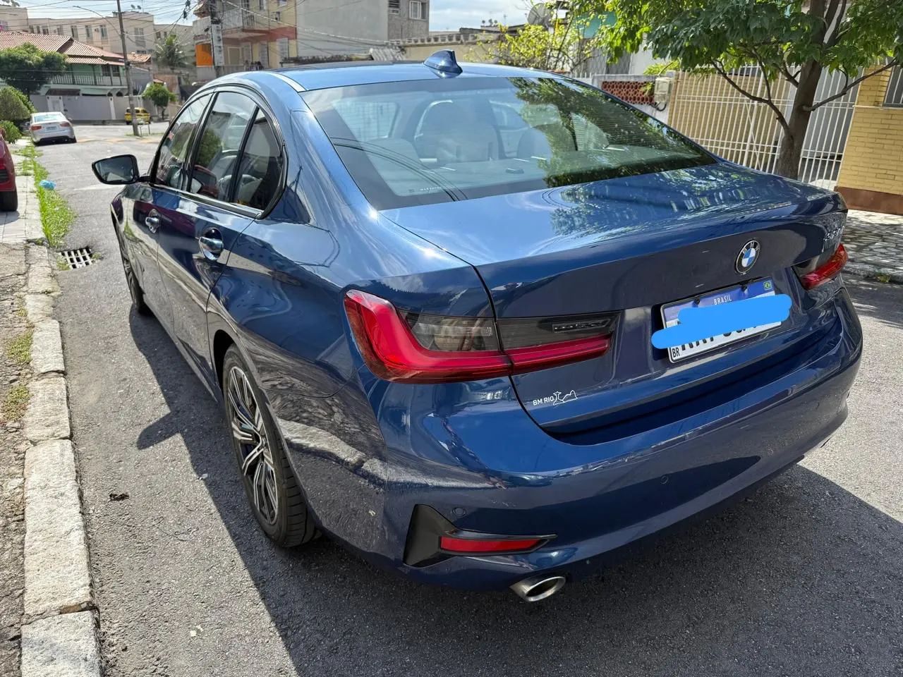 BMW BLINDADA 320i TURBO FLEX AUTOMÁTICA 2021 - Foto 4