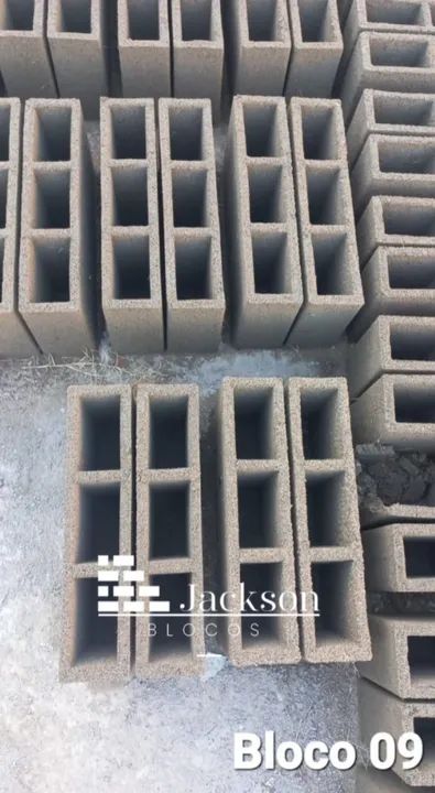Blocos de cimento 09 FRETE GRATIS