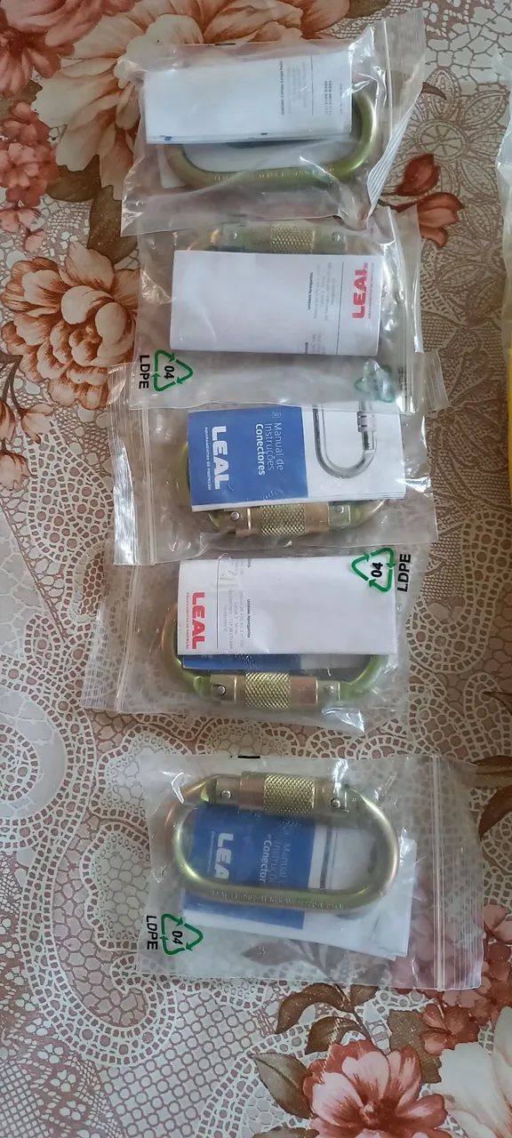 Talabarte cinto de segurança e mosquetões - Foto 4
