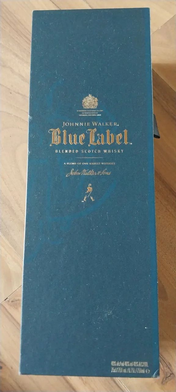 Embalagem Johnnie Walker Blue Label
