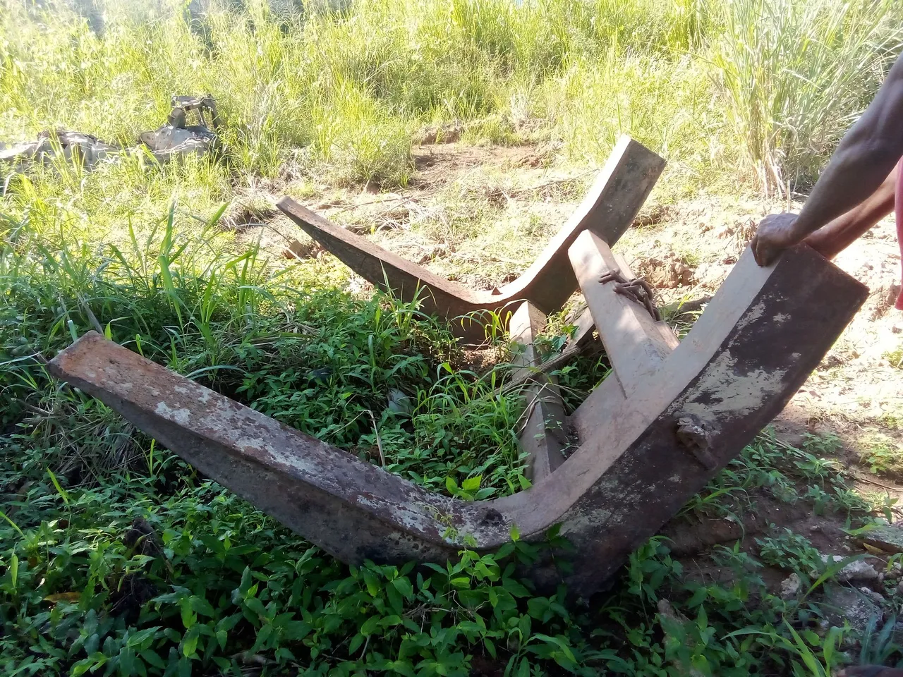 Vendo esse garfo para carregardeira grande